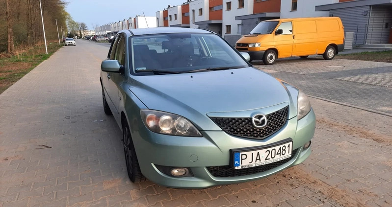 Mazda 3 cena 6900 przebieg: 185600, rok produkcji 2005 z Lipsk małe 352